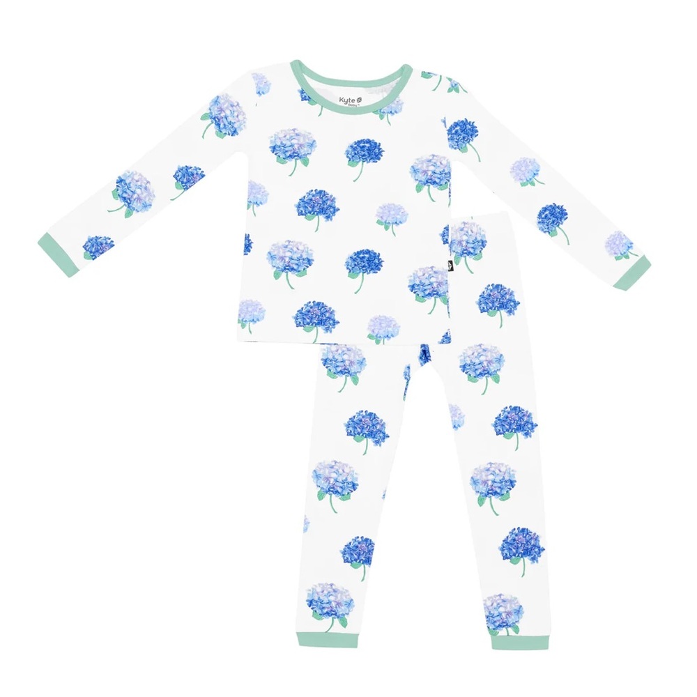 Kyte Baby Hydrangeas Toddler Pajamas
